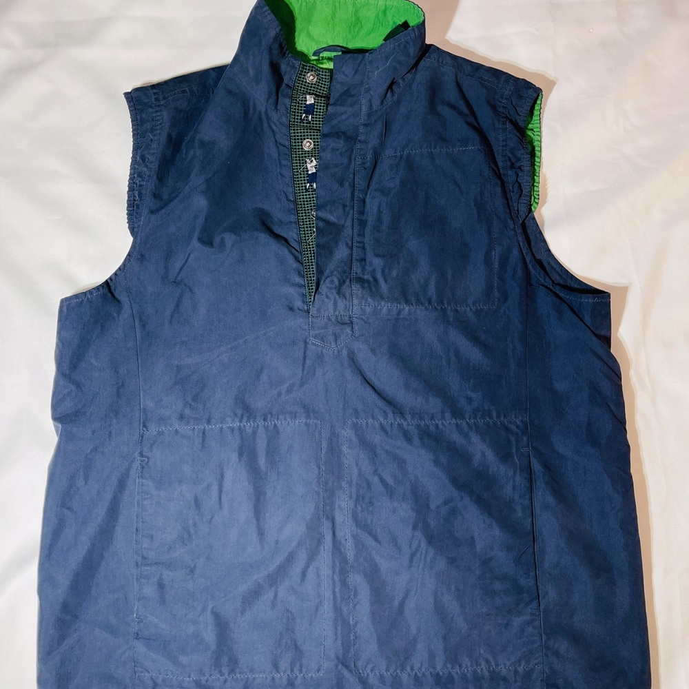 Bobby Jones Navy and Lime Men's Vest